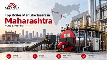Industrial boiler systems for manufacturing plants in Maharashtra.